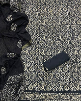 Block Print Elegant Cotton Suit Set - Yanchi